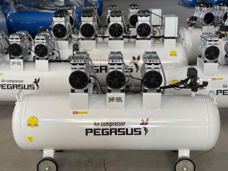 Đặc điểm và phân loại máy nén khí không dầu Pegasus